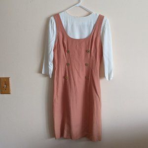 Vintage 80s 2 Piece Dress